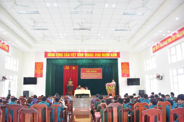 UBND huyện Sơn Tịnh hội nghị triển khai nhiệm vụ quốc phòng, quân sự địa phương năm 2024