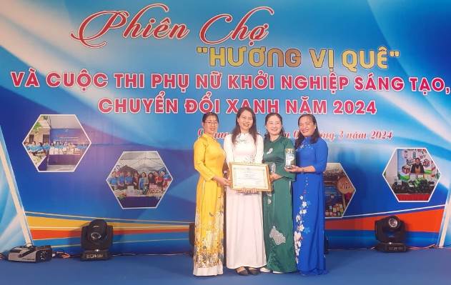 Sơn Tịnh có 1 cá nhân đạt giải nhì Cuộc thi “Phụ nữ khởi nghiệp sáng tạo, chuyển đổi xanh” năm 2024