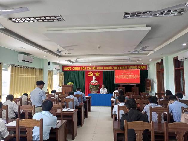 Sơn Tịnh họp ban chỉ đạo cải cách hành chính cấp huyện