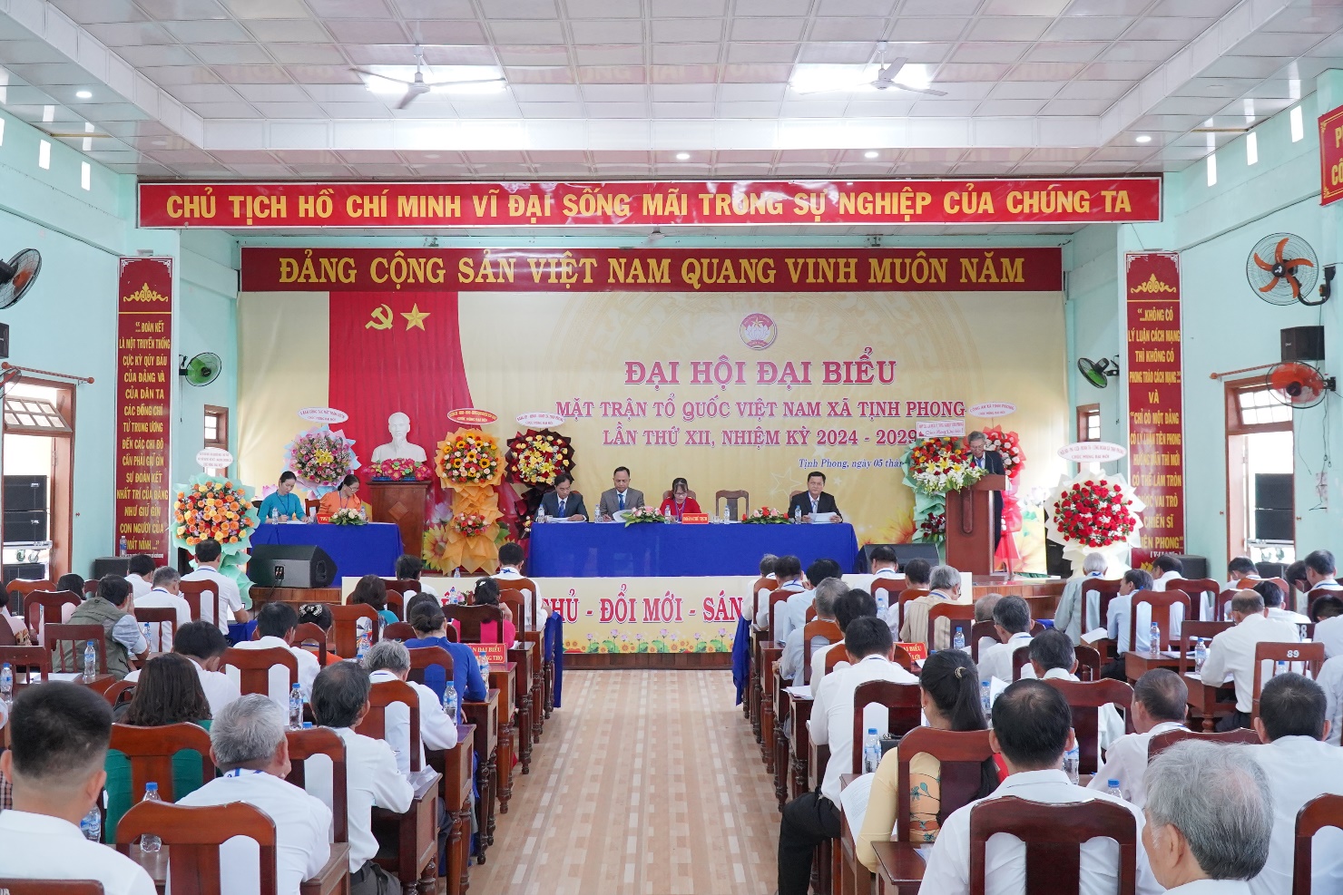 Đại hội đại biểu UBMTQVN xã Tịnh Phong lần thứ XII, nhiệm kỳ 2024 – 2029 diễn ra thành công tốt đẹp