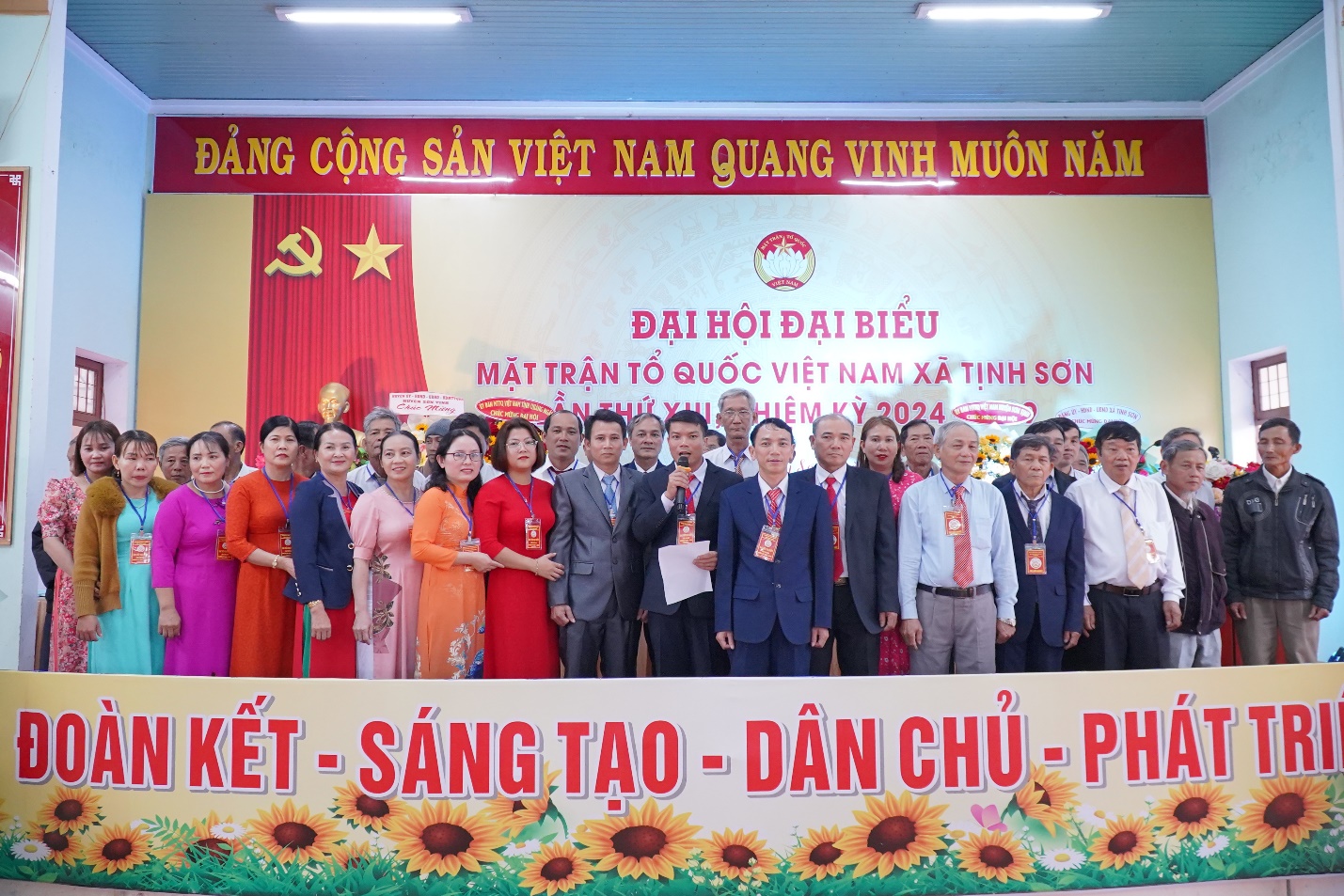 Sơn Tịnh: Hoàn thành Đại hội đại biểu Mặt trận Tổ quốc Việt Nam cấp cơ sở, nhiệm kỳ 2024 - 2029