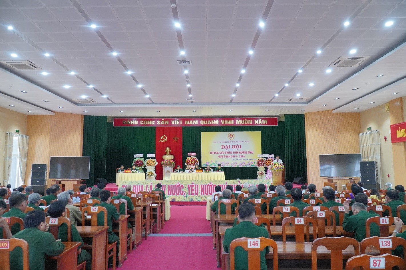 Đại hội thi đua Cựu Chiến binh gương mẫu huyện Sơn Tịnh lần thứ VII, giai đoạn 2019 – 2024