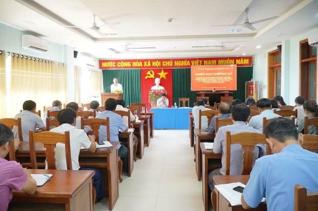 UBND huyện Sơn Tịnh hội nghị trực báo 6 tháng đầu năm 2024, triển khai nhiệm vụ 6 tháng cuối năm 2024