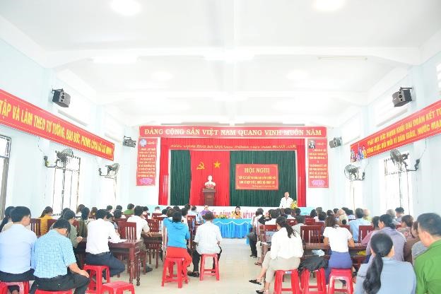 Đoàn đại biểu Quốc hội tỉnh tiếp xúc cử tri xã Tịnh Giang