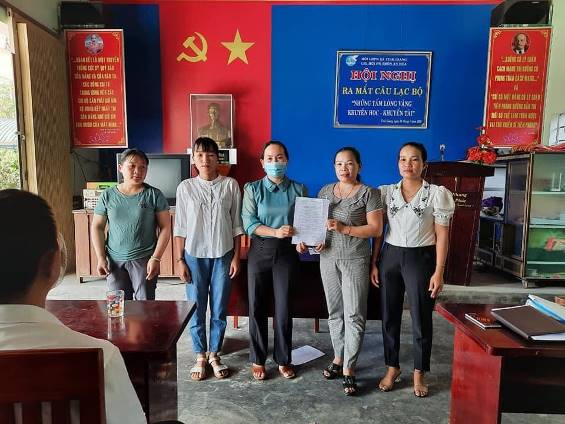 Xã Tịnh Giang (Sơn Tịnh): Ra mắt Câu lạc bộ 