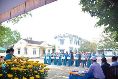 Tịnh Đông được huyện chọn làm điểm Khai mạc Đại hội Thể dục Thể thao xã