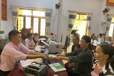 Ngân hàng Chính sách xã hội huyện Sơn Tịnh tăng cường giải ngân cho vay các chương trình tín dụng ưu đãi ngay từ đầu năm 2025