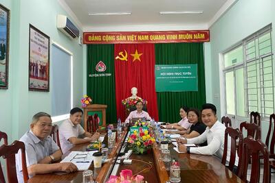Ngân hàng Chính sách xã hội huyện Sơn Tịnh tổ chức họp giao ban với các hội đoàn thể nhận ủy thác