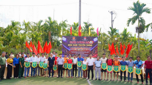 KHAI MẠC GIẢI BÓNG ĐÁ MINI NAM TRUYỀN THỐNG XÃ SƠN TỊNH LẦN THỨ I NĂM 2026