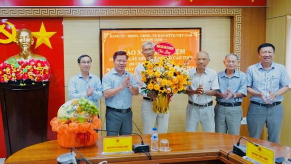 XÃ SƠN TỊNH GẶP MẶT KỶ NIỆM NGÀY QUỐC TẾ NGƯỜI CAO TUỔI VÀ NGÀY THÀNH LẬP HỘI KHUYẾN HỌC VIỆT NAM